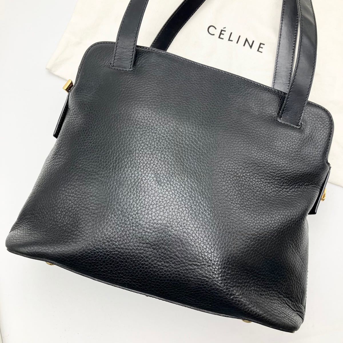 1円【激レア】CELINE セリーヌ ガンチーニ ショルダーバッグ トート
