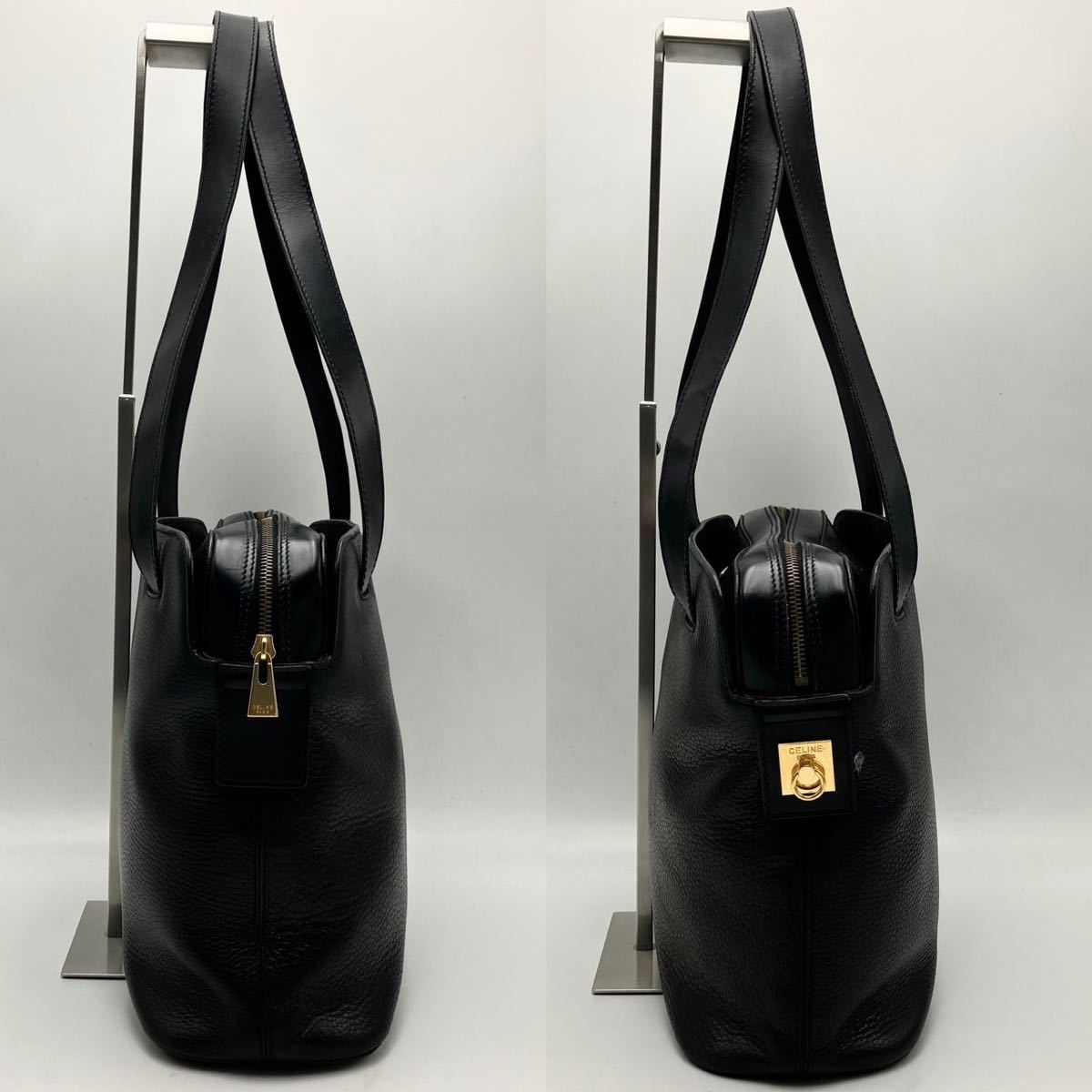 1円【激レア】CELINE セリーヌ ガンチーニ ショルダーバッグ トート 