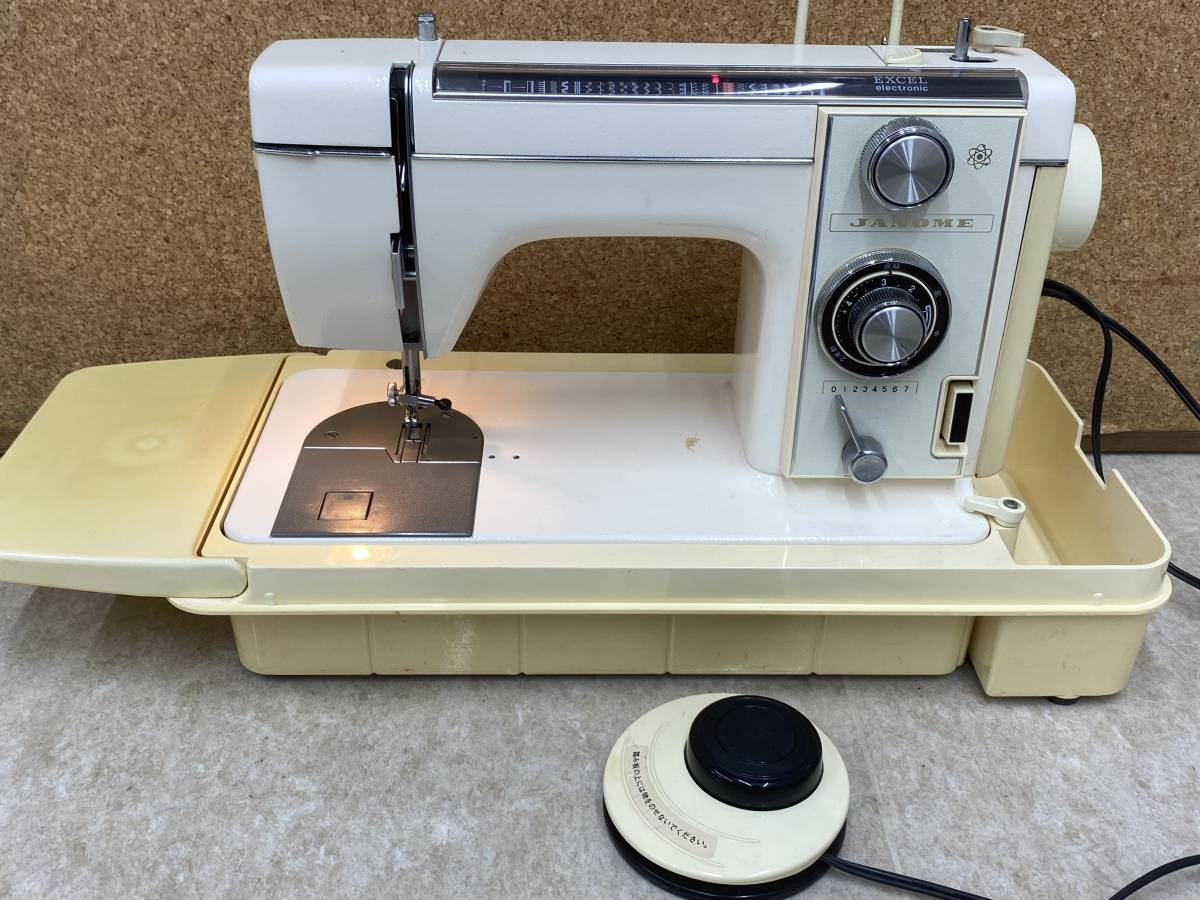 JANOME EXCEL ジャノメ ミシン electronic エクセル MODEL ジャンク品 