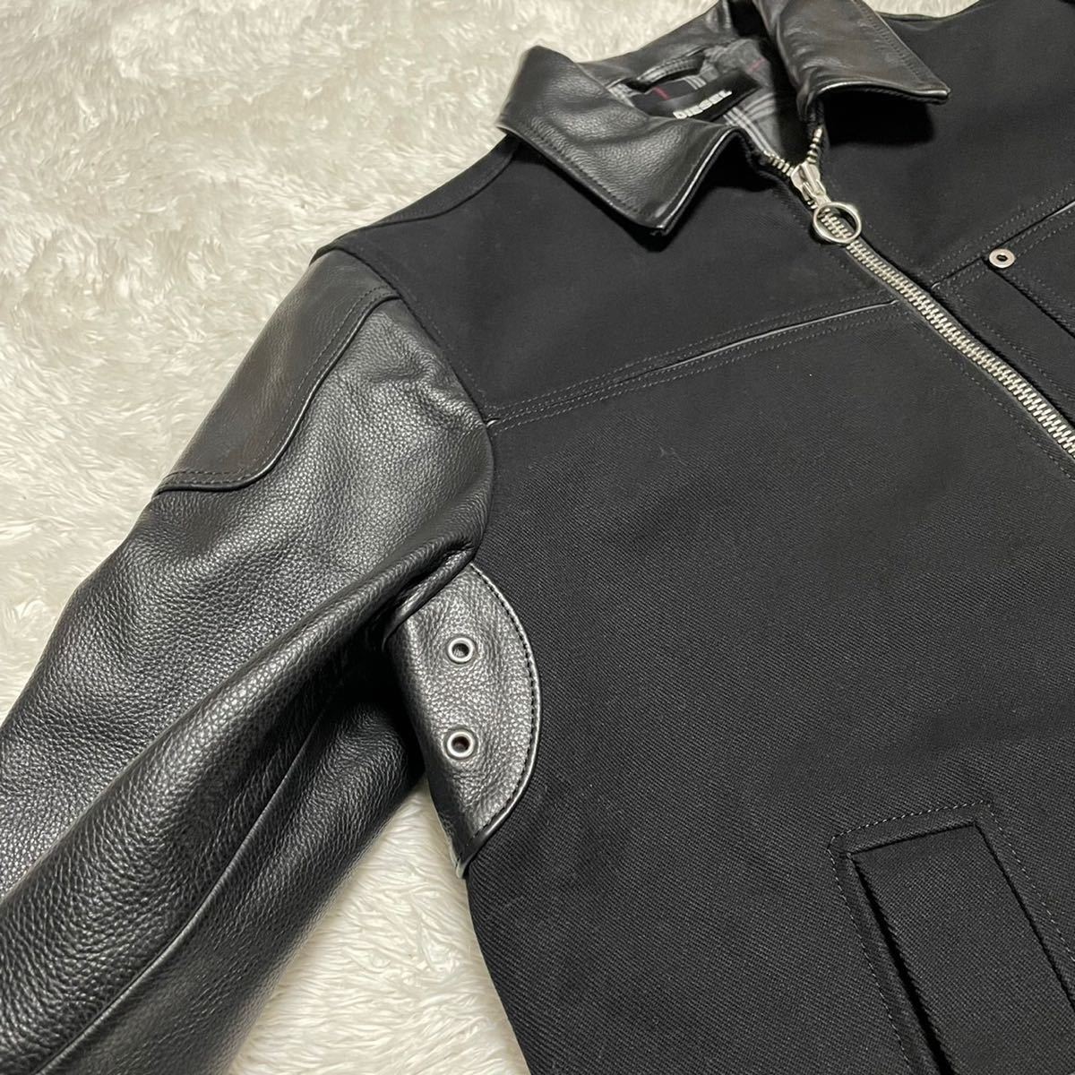 希少LLサイズ【最高級の風格】DIESEL ディーゼル レザージャケット 