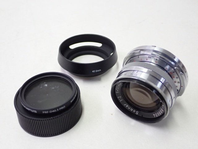 Zeiss Opton Sonnar 50mm f2 ＋マウントアダプター Sonnar 50mm - Zeiss Oranges | Zeiss-Opton perfect my Finding
