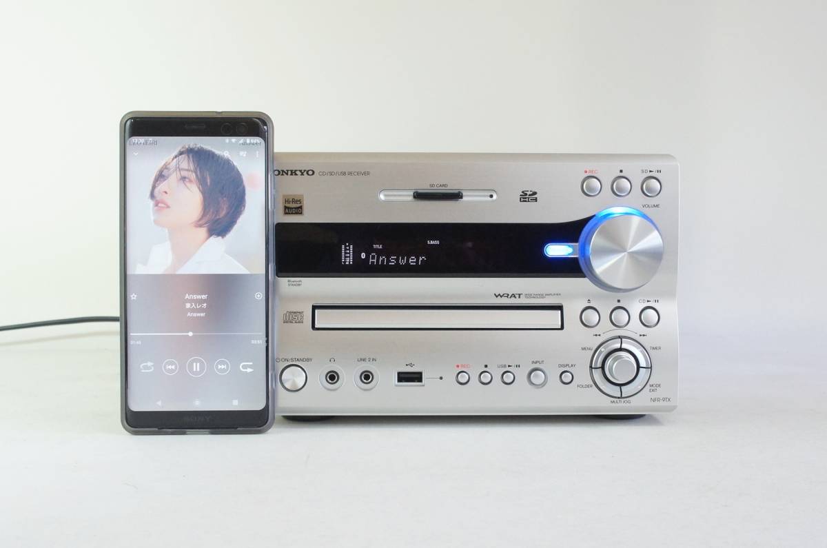 ONKYO NFR-9TX ハイレゾ対応 CD/SD/USB レシーバーシステム 2018 ONKYO NFR-9TX ハイレゾ対応 CD/SD/USB レシーバーシステム 2018