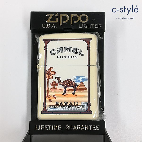 品 CAMEL Zippo キャメル ジッポー メタル貼り 1996年製造 品(たばこ 