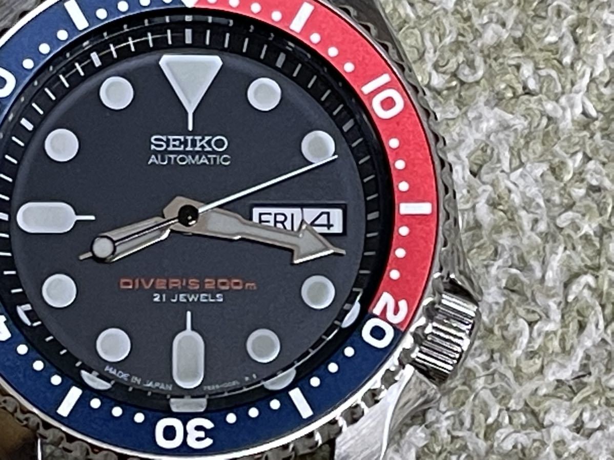 廃盤 日本製 セイコー ダイバー SKX009J1 SEIKO ネイビーボーイ NATO 