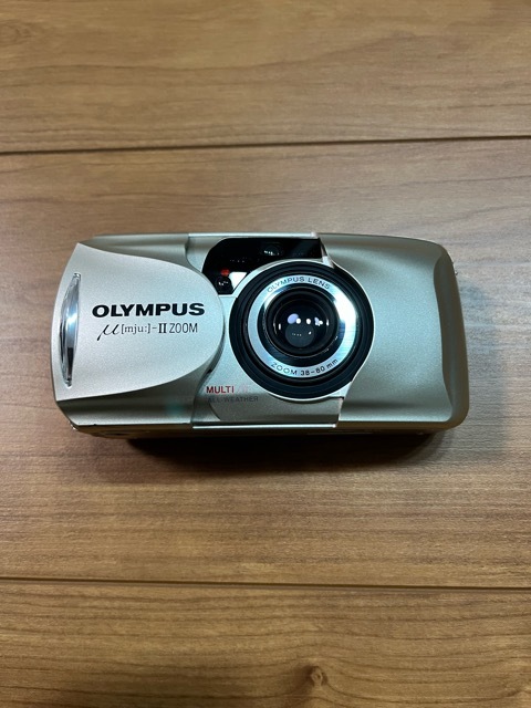 【動作未確認】フィルムカメラ OLYMPUS μ mju:Ⅱ ZOOM VF 1円スタート】OLYMPUS μ mju Ⅱ 2 zoom 動作未確認 オリンパス ミュー