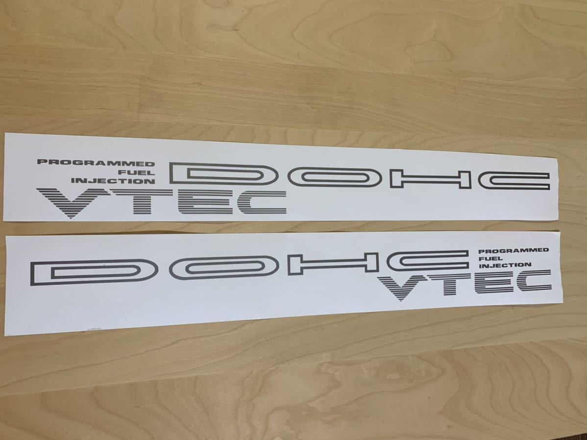DOHC VTEC サイドステッカー シビック CR-X インテグラ プレリュード