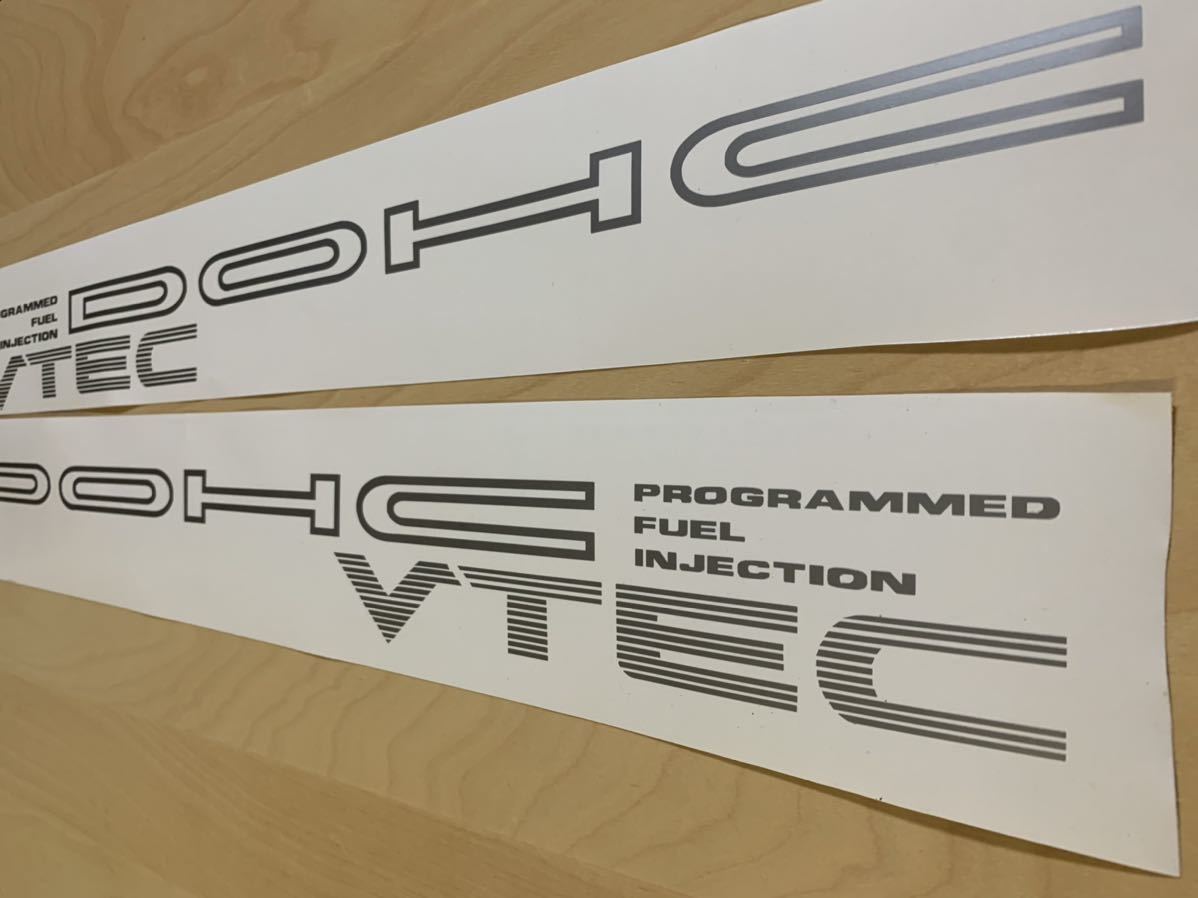 DOHC VTEC サイドステッカー シビック CR-X インテグラ プレリュード
