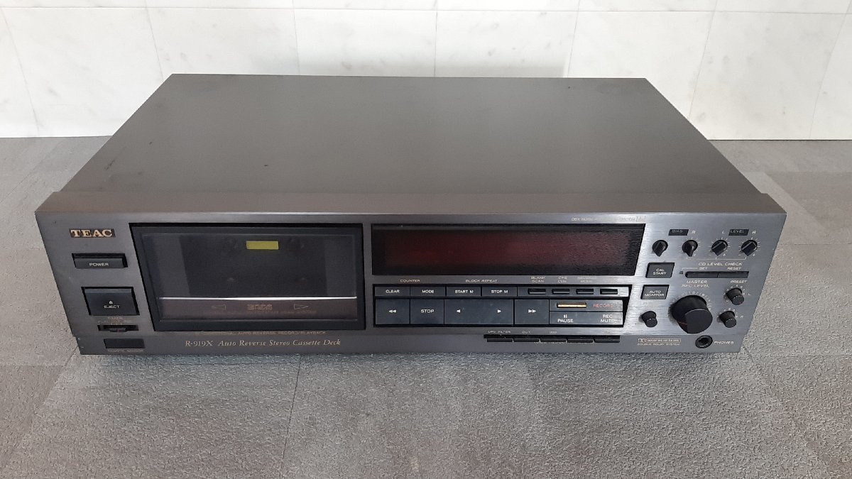 確認連絡用です。 12S43□TEAC カセットデッキ R-919X□