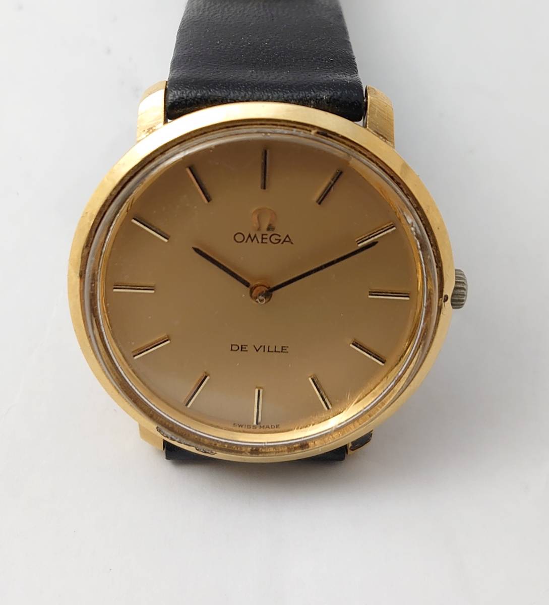 本物保証，人気 SF0410-97I OMEGA DE VILLE QUARTZ 腕時計 オメガ
