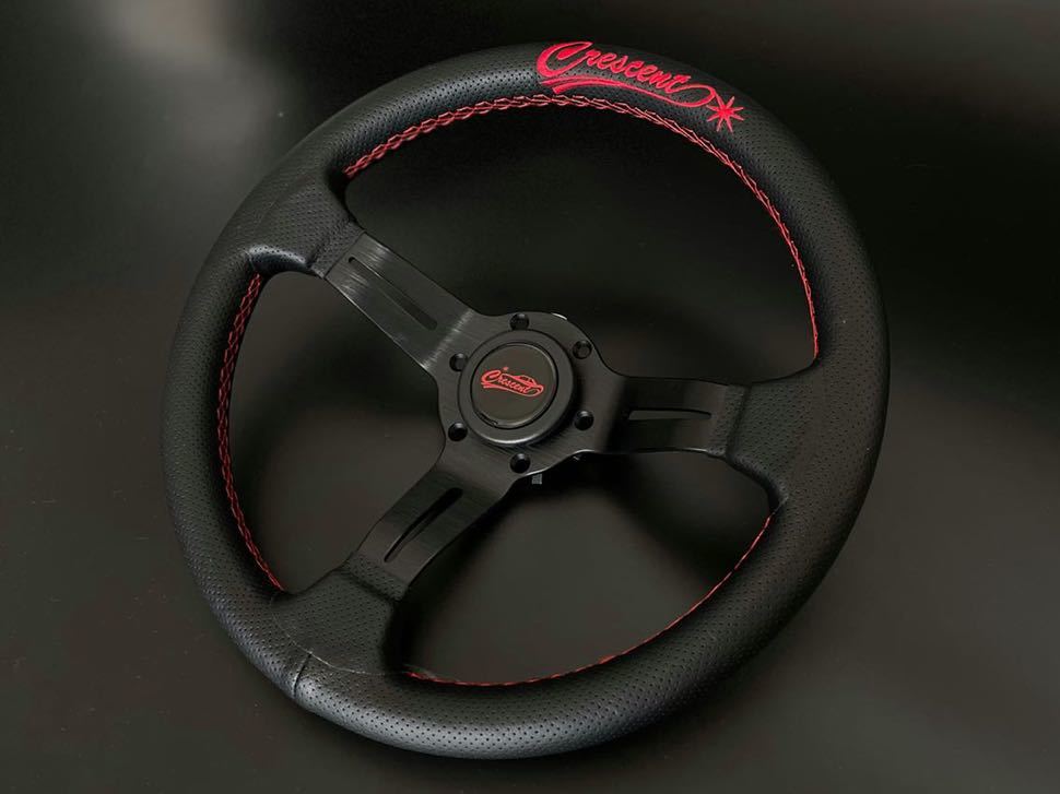 2022新色/即納】クレセント 330mm Redステアリングホイール 330mm