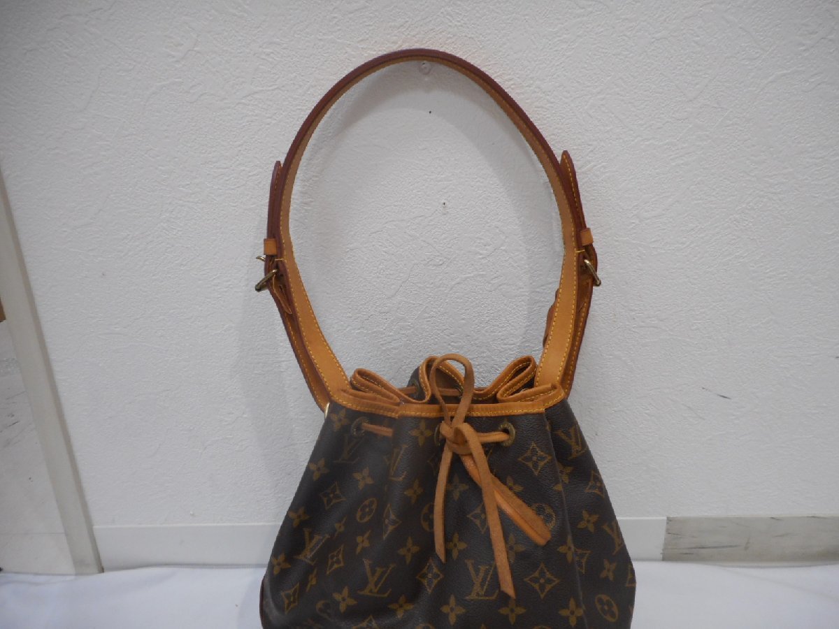 ルイヴィトン LOUIS VUITTON プチノエ 巾着ショルダーバッグ 