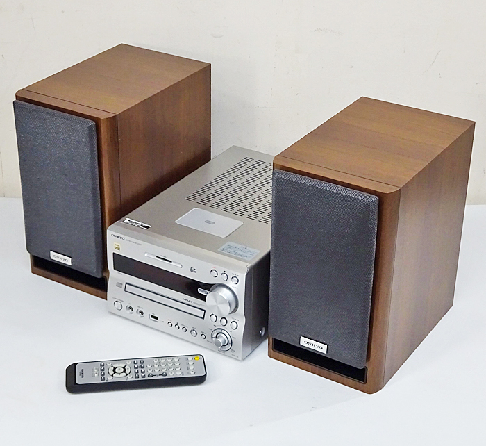 ONKYO【X-NFR7TX】オンキョー NFR-7TX D-NFR7TX ハイレゾ対応 Bluetooth/CD/SD/USBレシーバーシステム ミニコンポ 2018年製 中古品 ■『毎週水曜日』は