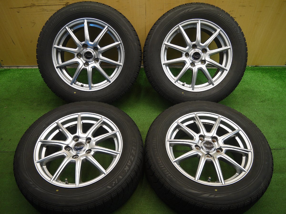 キレイ！18年★スタッドレス 205/60R16 ブリヂストン ブリザック VRX DILETTO ディレット 16インチ PCD114.3/5H★