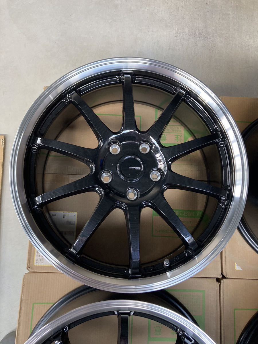 未使用 G.SPEED P-04 18インチ 9.5j +35 114.3｜タイヤ・ホイール