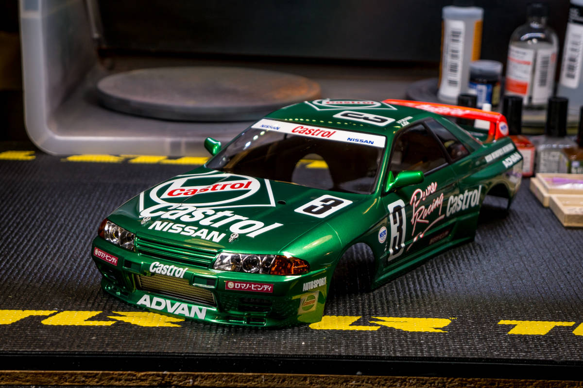 定番人気，人気セール 1000円スタート なTamiya Castrol RB GT-R Gr N カストロールRB タミヤ スカイライン カスタムペイント(ボディ)｜売買されたオークション情報、yahooの商品情報をアーカイブ公開 - オークファン ボディ