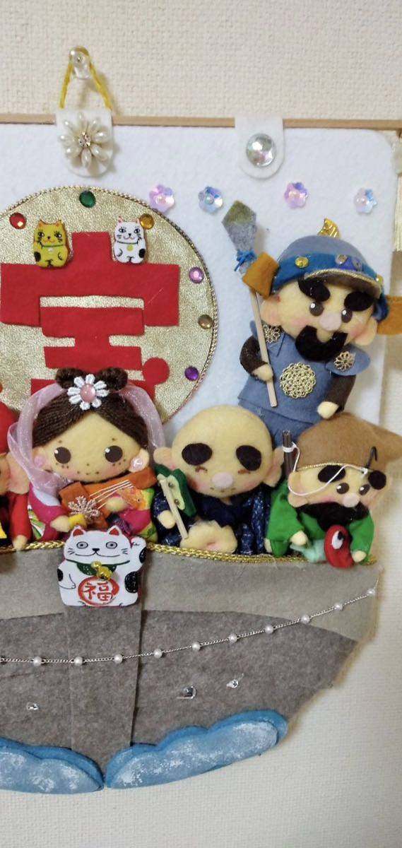 フェルトハンドメイド 七福神リース お正月の入札履歴 - 入札者の順位