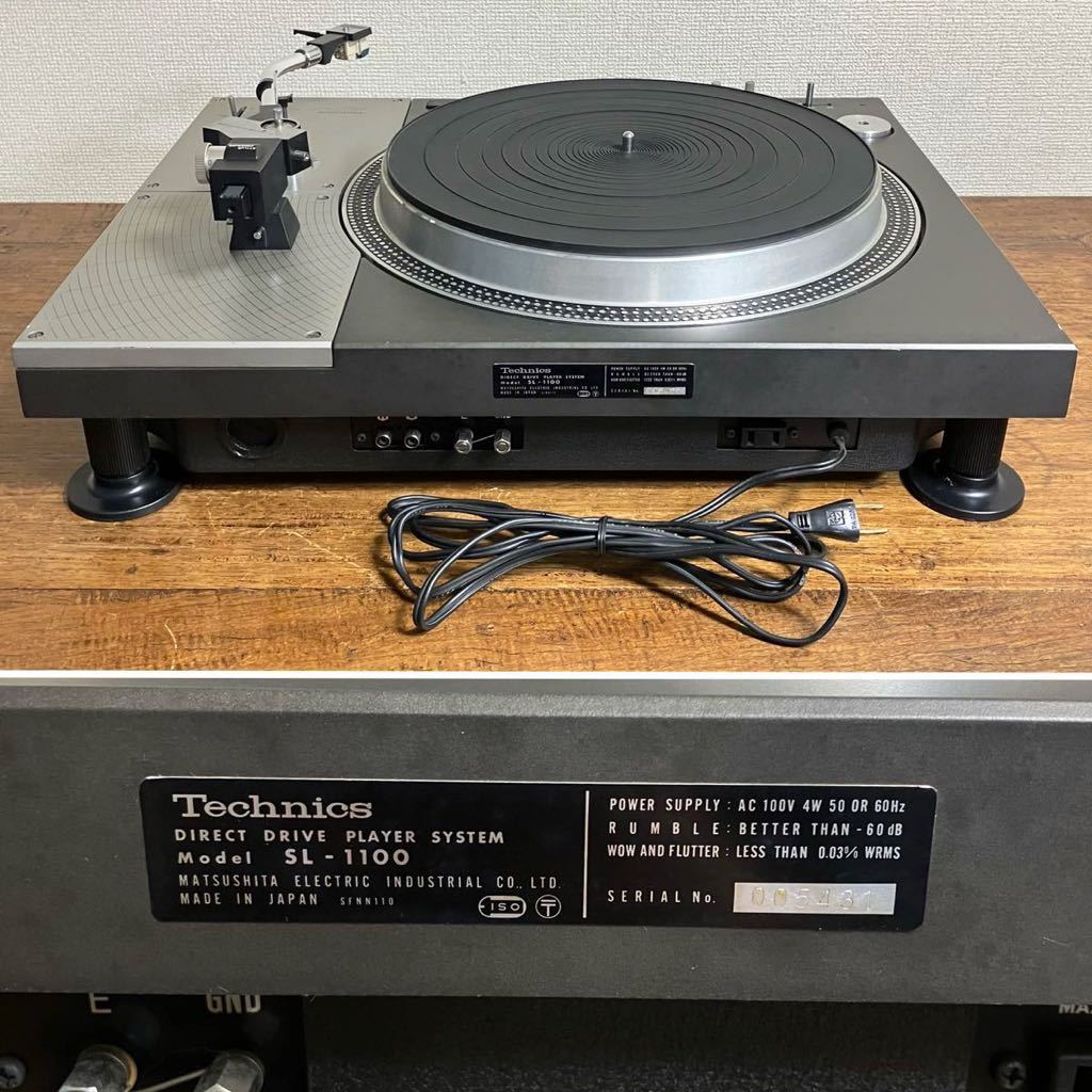 Technics 希少☆ テクニクス SL-1100 ターンテーブル ダイレクト SL