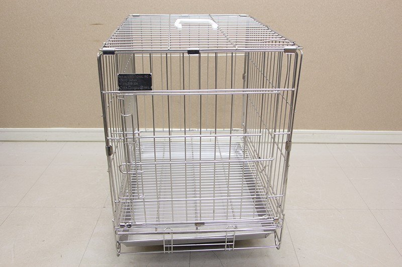 猫 ゲージ ステンレス ペットゲージ 0 | 犬 ② (E1380sxY) ペットケージ シンプリーメゾン ケージ ステンレス製 犬用折りたたみできるペットケージ 犬小屋 あらゆる種類のペットの犬と猫に適した