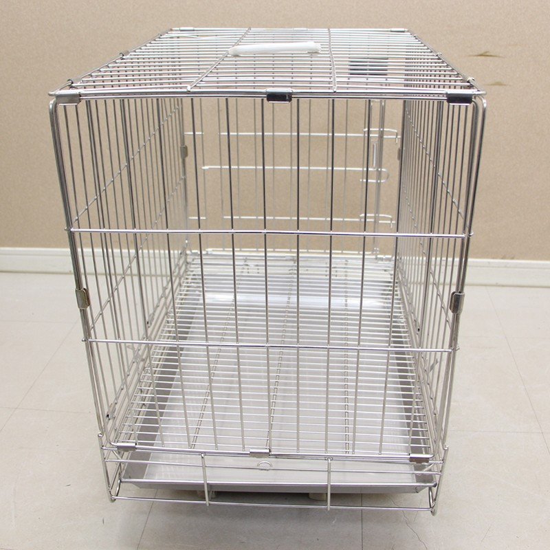 猫 ゲージ ステンレス ペットゲージ 0 | 犬 ② (E1380sxY) ペットケージ シンプリーメゾン ケージ ステンレス製 犬用折りたたみできるペットケージ 犬小屋 あらゆる種類のペットの犬と猫に適した