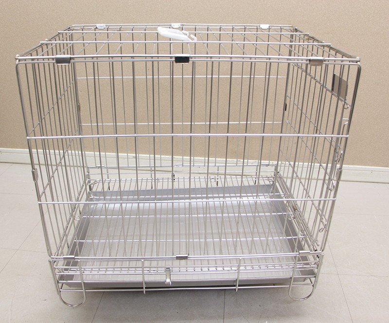 猫 ゲージ ステンレス ペットゲージ 0 | 犬 ② (E1380sxY) ペットケージ シンプリーメゾン ケージ ステンレス製 犬用折りたたみできるペットケージ 犬小屋 あらゆる種類のペットの犬と猫に適した