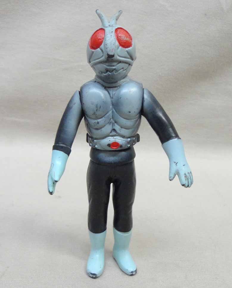  旧バンダイ 仮面ライダー 15センチ 当時物 ソフビ ポピー ミドルサイズ(ソフビ)｜売買されたオークション情報、yahooの商品情報をアーカイブ公開 - オークファン ソフビ