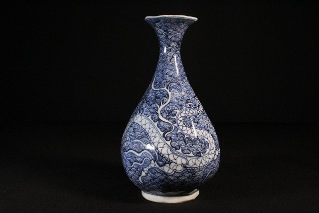 骨董品　中国美術　龍紋　花瓶 特別依頼出品 三井家由来某寺院所蔵 大清乾隆年製 黄釉 | 国内外