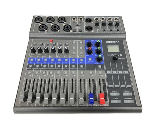 安い，正規品 ZOOM LiveTrak L-8 デジタルミキサー 8ch 音響機材 中古