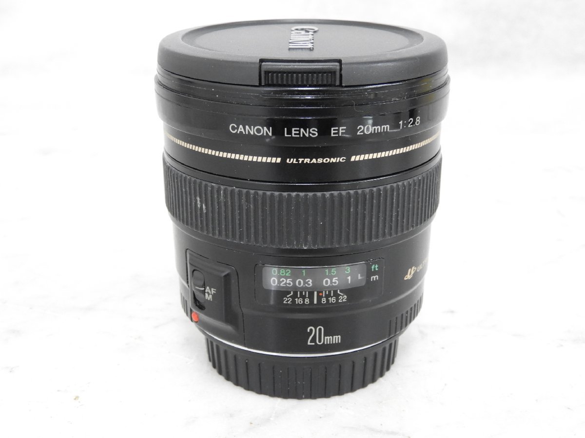 ☆ Canon キヤノン LENS EF 20mm 1:2.8 単焦点レンズ ☆中古☆ Canon