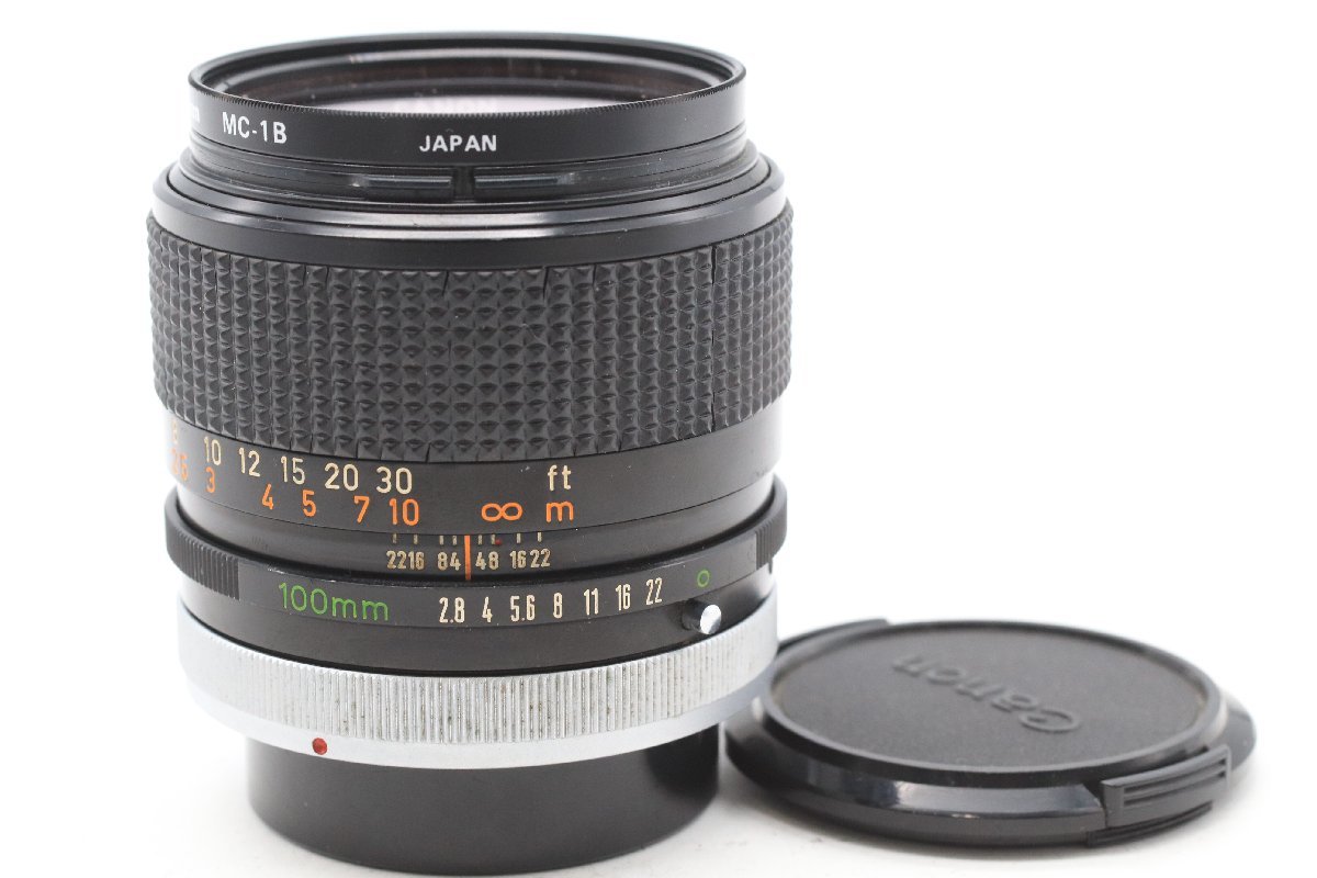 CANON キャノン FD 100mm F2.8 S.S.C. カメラレンズ 一眼レフ 単焦点