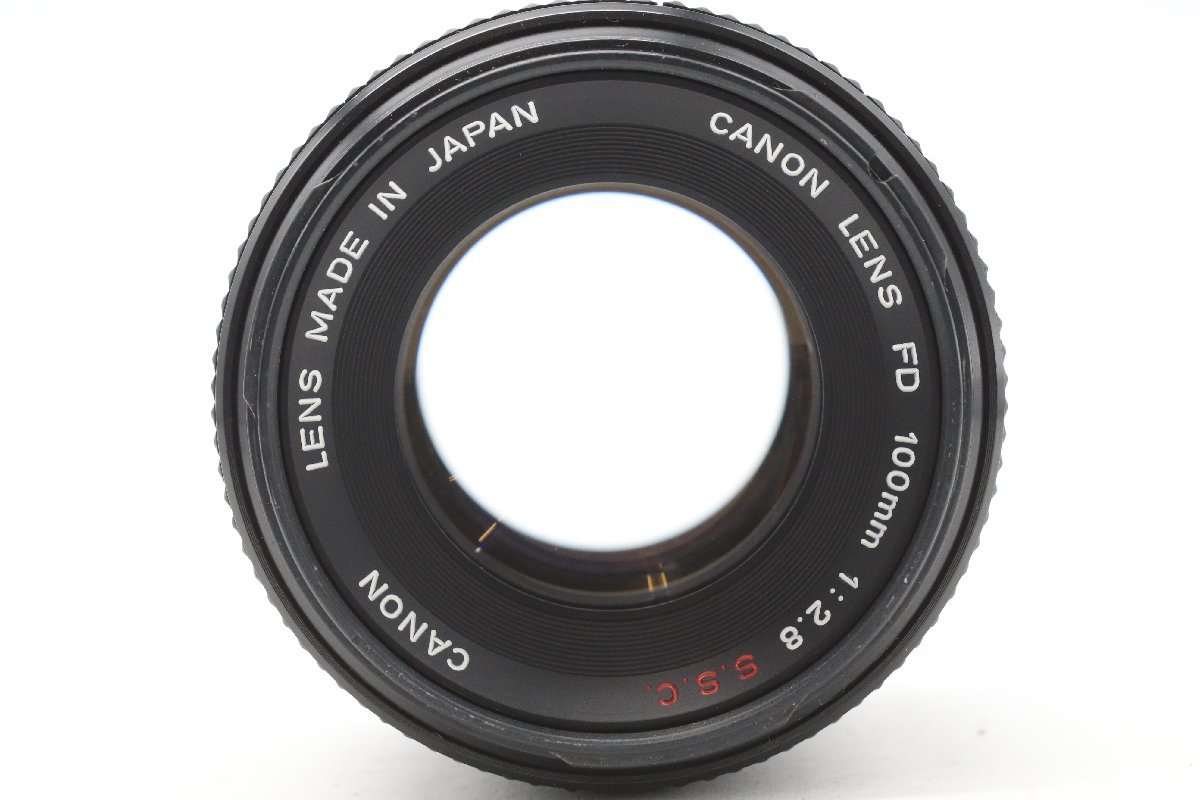 CANON キャノン FD 100mm F2.8 S.S.C. カメラレンズ 一眼レフ 単焦点