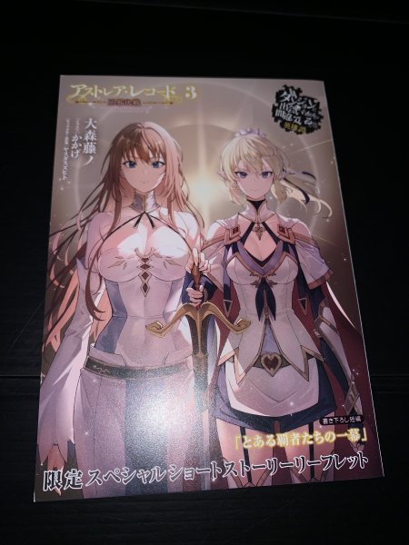 アストレア・レコード　3巻　リーフレット 22年12月新刊☆アストレア・レコード 3巻 駿河屋店舗特典書き下ろしSS