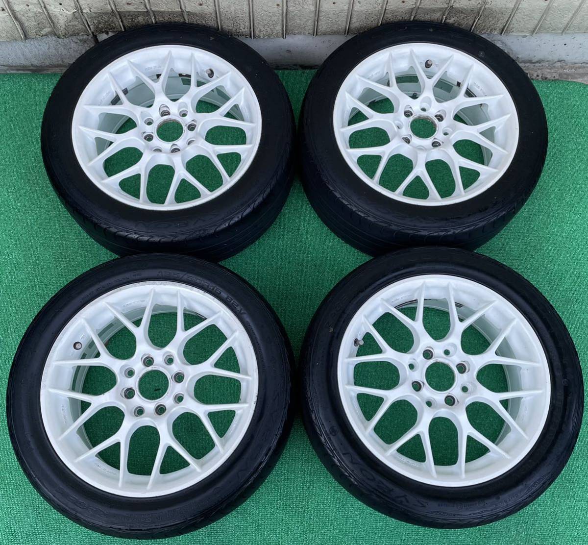 希少SSR TYPE M/タイプB 15インチタイヤ・ホイール4本6.5J+45 8Hマルチ 