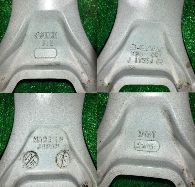 スバル XV T814 GP7 スバルXV 純正 スバルxv | 4本 小傷有り GP系 17×7J 純正アルミホイール 17インチ 太平タイヤ タイヤ・ホイール