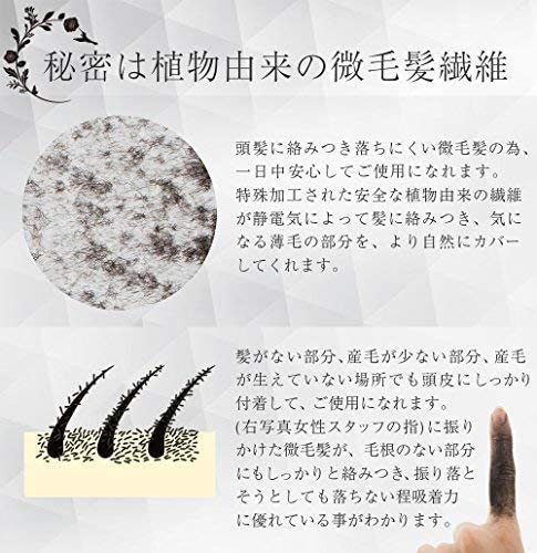 105グラム (x 1) ブラック ボリュームアップヘアパウダー　BLACK KING　ブラック_3