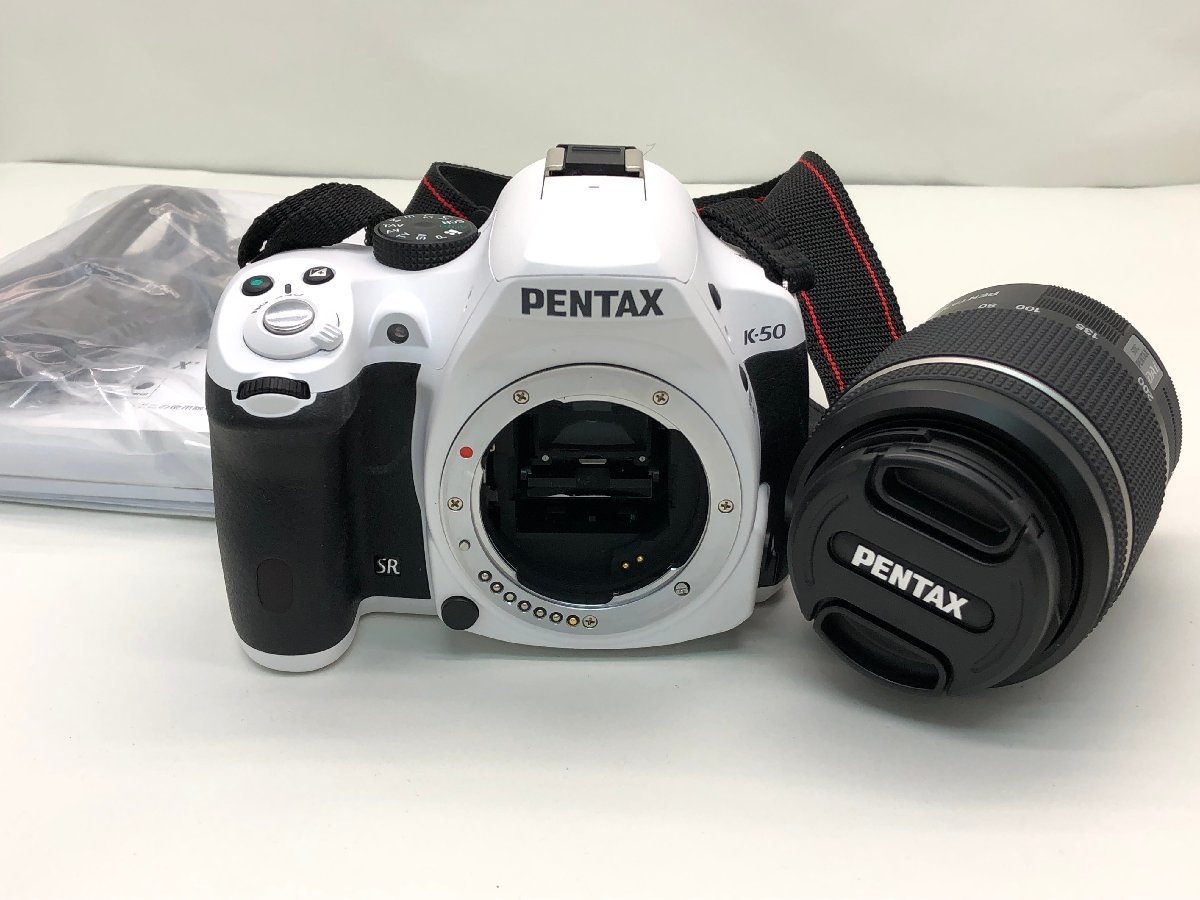 PENTAX K-50 ダブルズームキット ホワイト PENTAX-DAL 1:4-5.6 50 