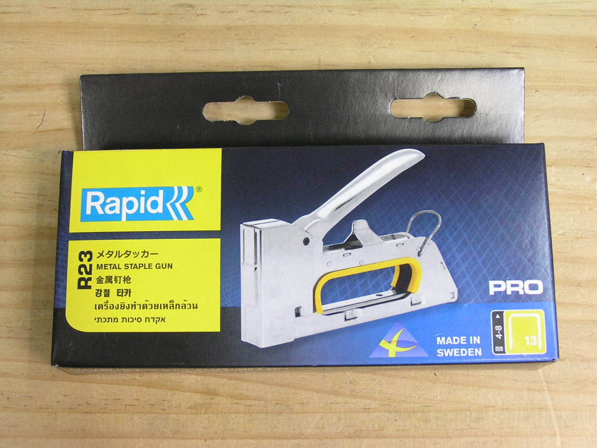 爆買い，本物保証 Rapid ラピッド ガンタッカー Ｒ２３ スェーデン製(ガンタッカー、ハンドタッカー)｜売買されたオークション情報、yahooの商品情報をアーカイブ公開 - オークファン ガンタッカー、ハンドタッカー