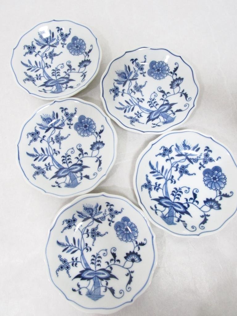 送料無料】Blue Danube ブルーダニューブ ナッピー 小皿×5枚 白×青