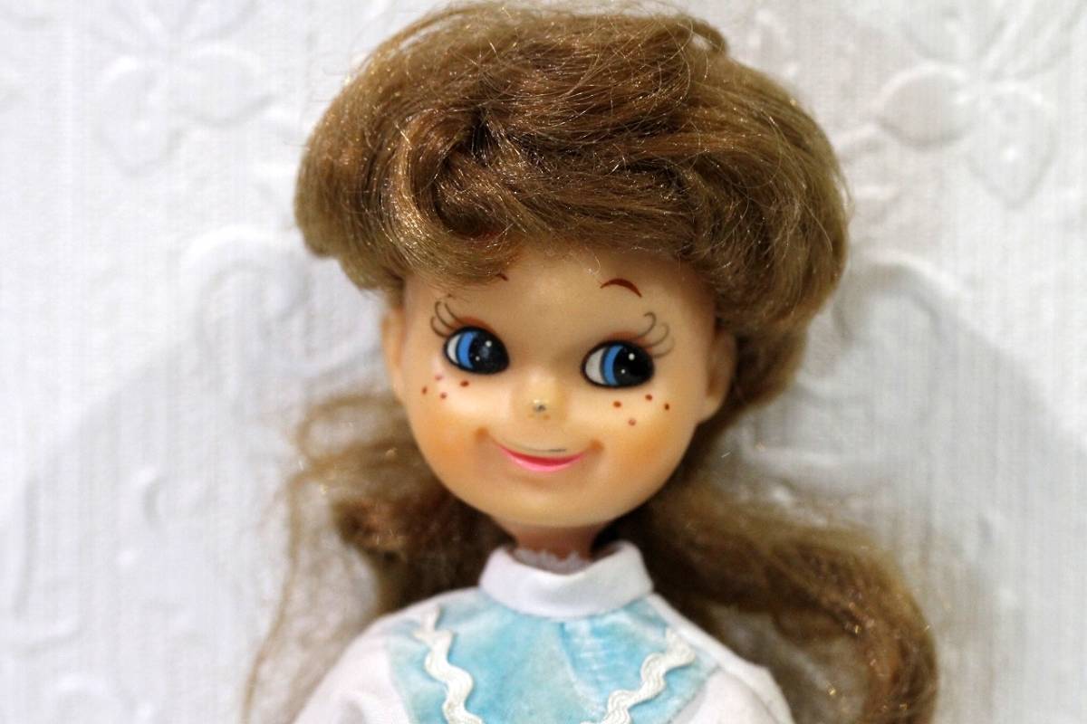 ロコたん人形 中嶋製作所 着せ替え人形 ウィッグ そばかす 当時物 昭和  