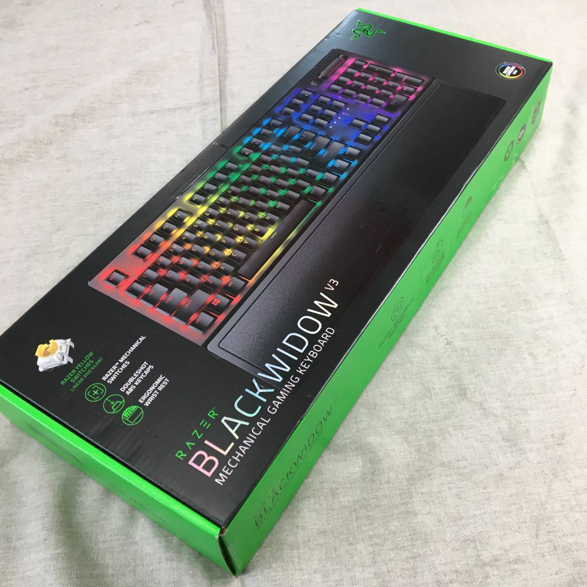 V3 Razer BlackWidow JP - Switch Yellow Green Tenkeyless ゲーミング 