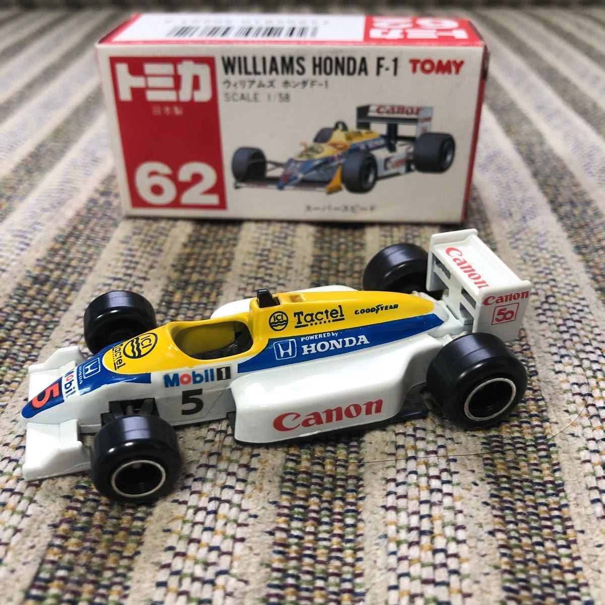 トミカ 赤箱 No62 ウィリアムズ ホンダ F-1 ウィリアムズ ホンダ F-1