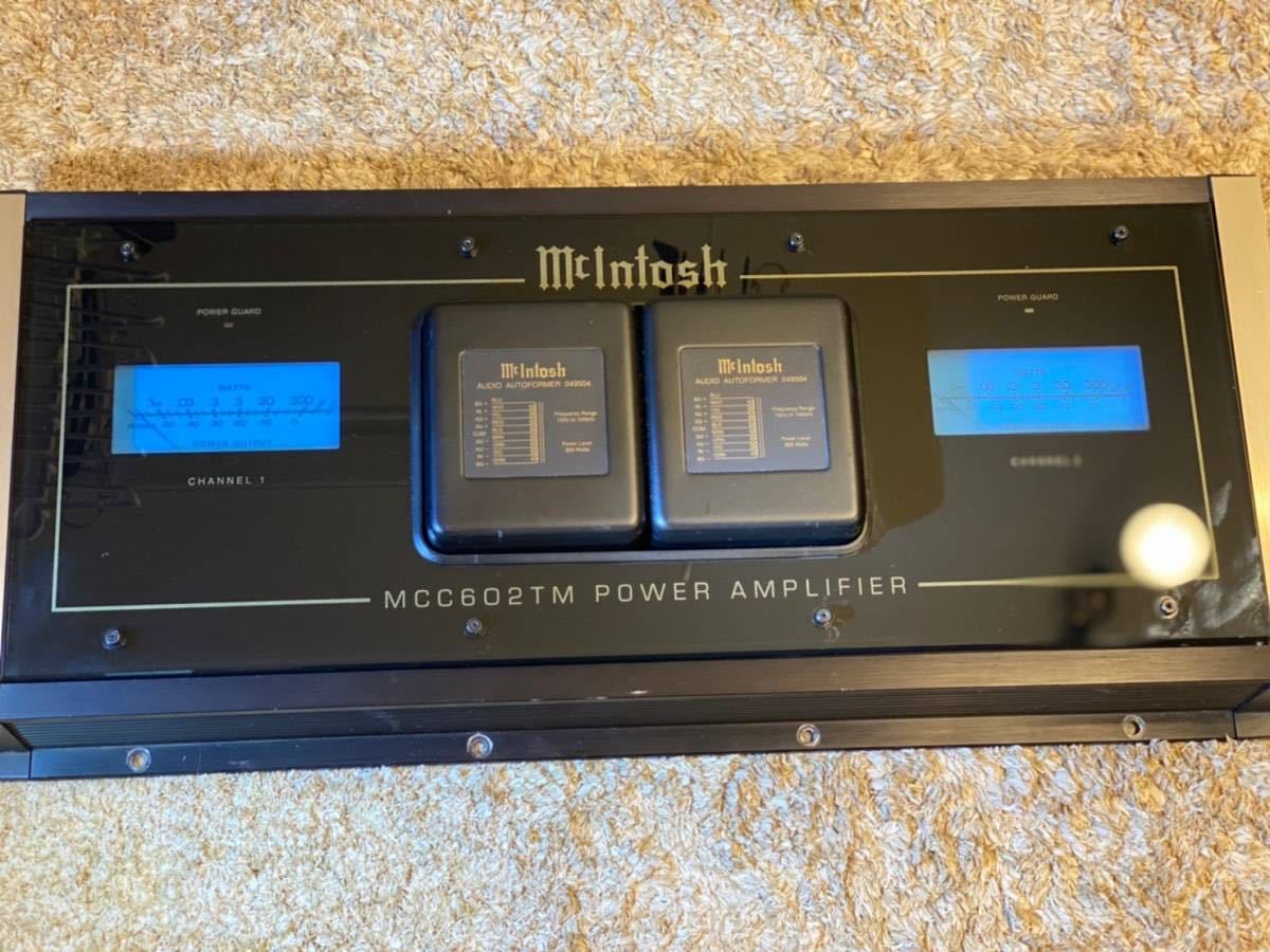 マッキントッシュ MCC602TM 希少品Mcintosh 最高級パワーアンプ] [最 