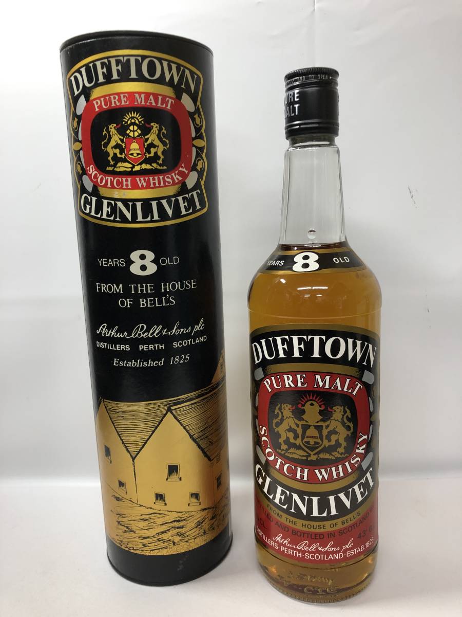 ☆彡 古酒/未開栓 ダフタウン グレンリベット 8年 750ml スコッチ