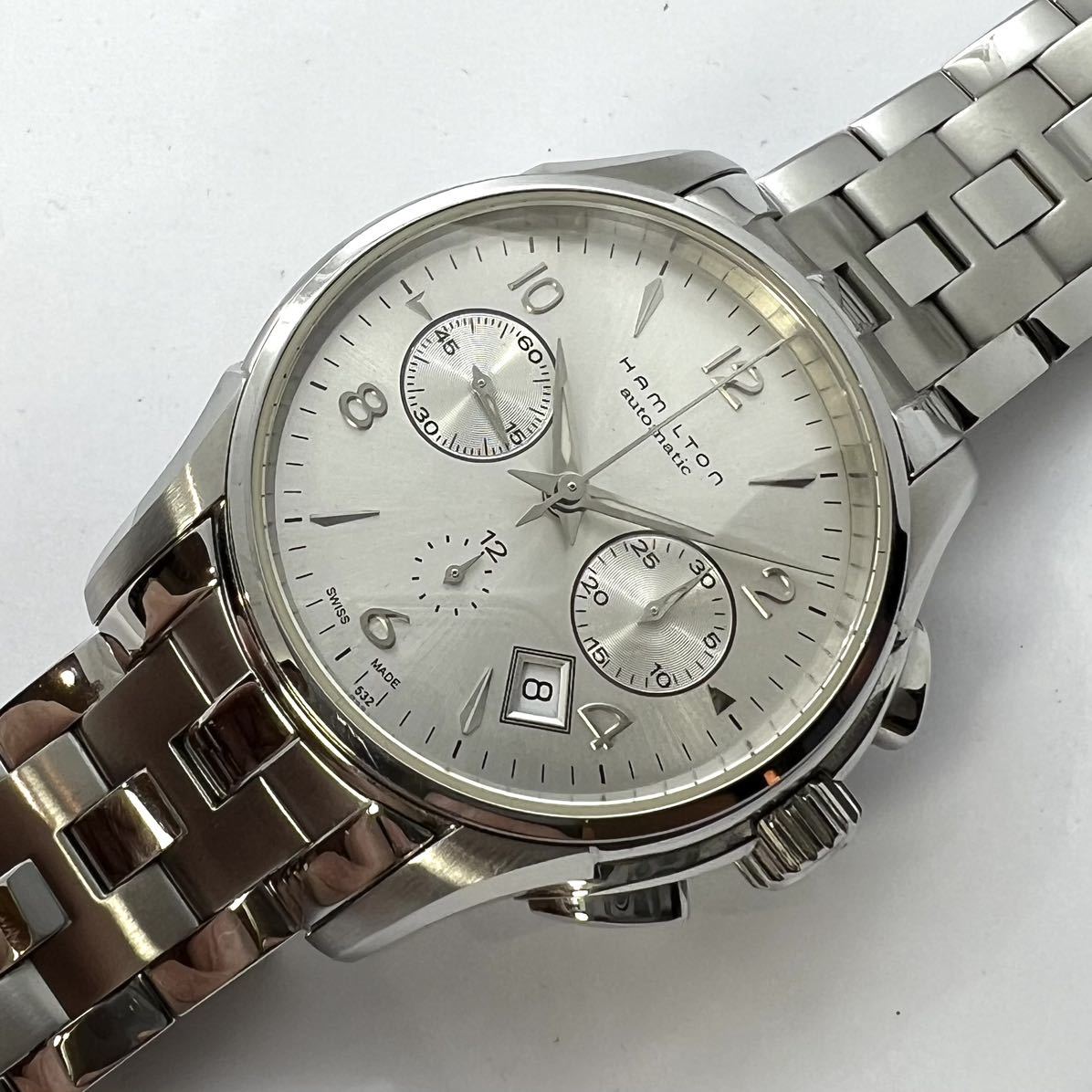 ハミルトン　ジャズマスター　クロノグラフ　自動巻　極美品