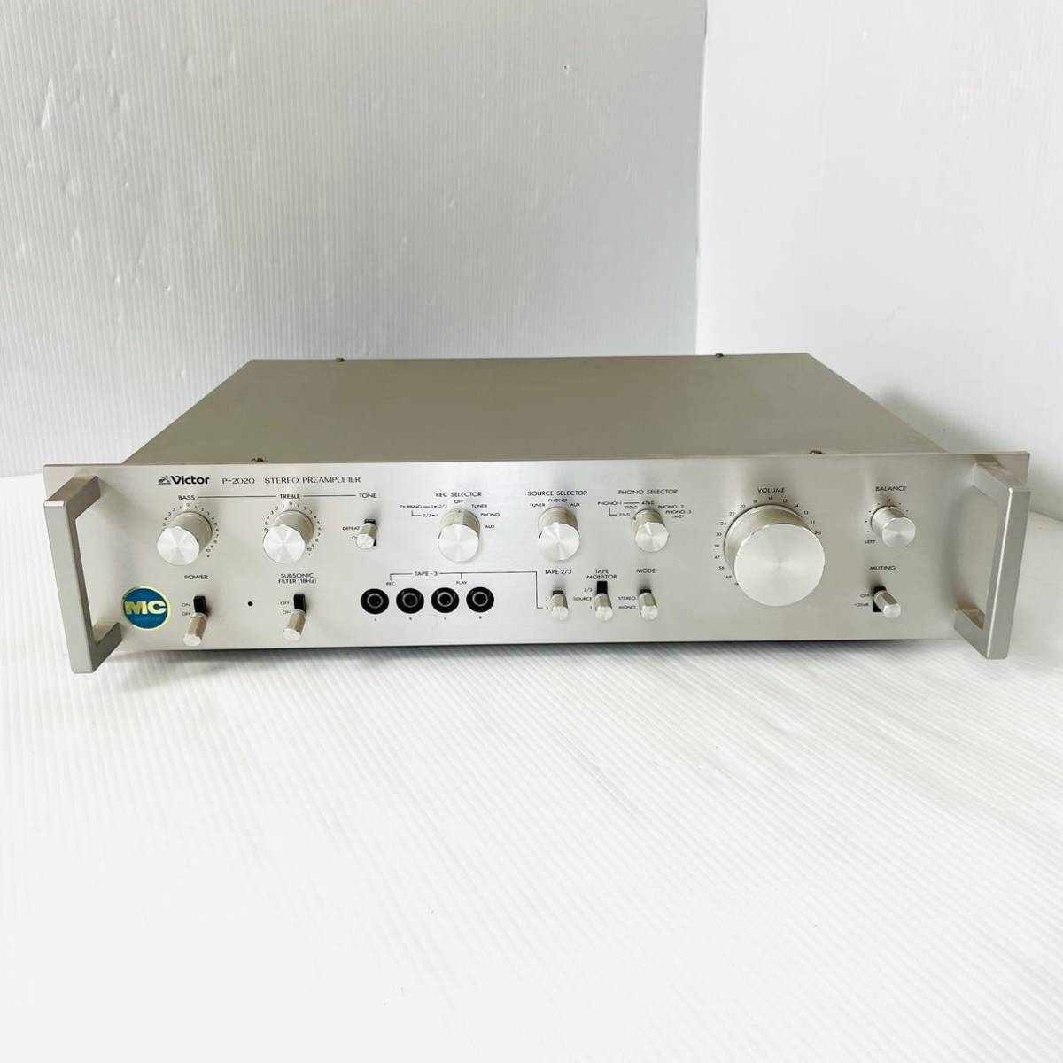 Victor P-2020 M-2020 ビクター ステレオプリアンプ - パワーアンプ P