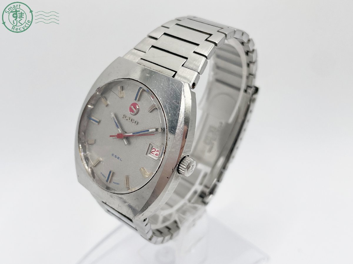 12420332 ◇ RADO ラドー ESEL Water-Sealed グレー系文字盤 シルバー 