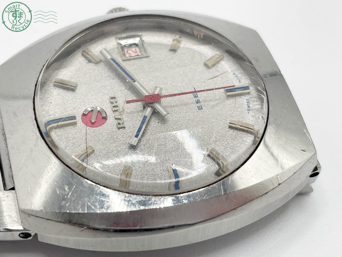 12420332 ◇ RADO ラドー ESEL Water-Sealed グレー系文字盤 シルバー 