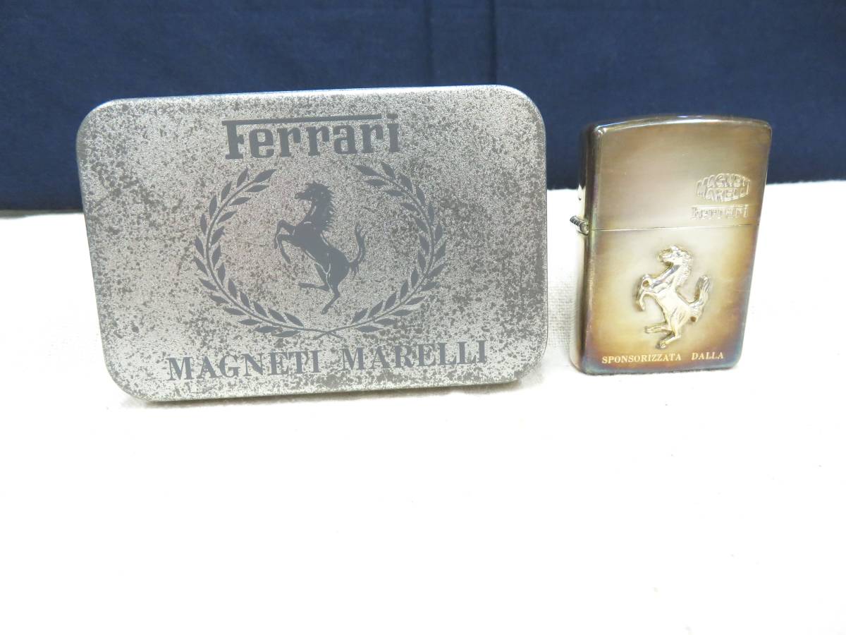12J276◎ZIPPO ジッポー Ferrari MAGNETI MARELLI フェラーリ 