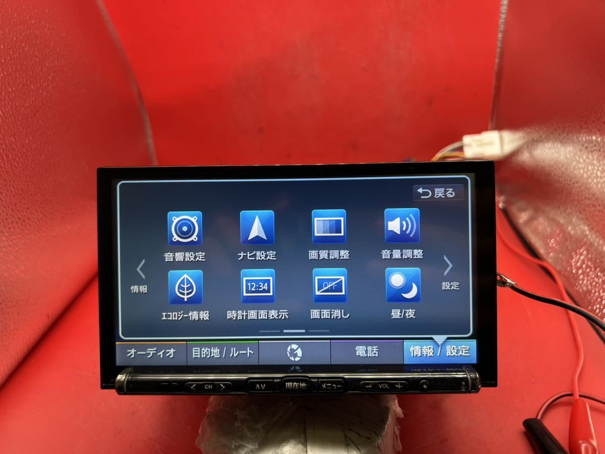 即決○//クラリオン ナビ NX715 DVD CD TV SD USB Bluetooth ipod VTR