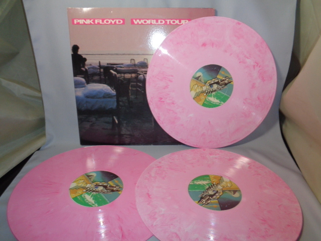 【100%新品，定番人気】 PINK FLOYD/WORLD TOUR PINK-COLOR WITH SLIGHT SPLATTER 3LP(Pink Floyd)｜売買されたオークション情報、yahooの商品情報をアーカイブ公開 - オークファン P