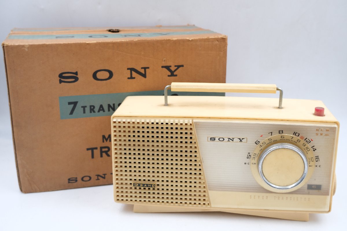 z17655レトロ ラジオ SONY ソニー 2BAND トランジスターラジオ TR-712